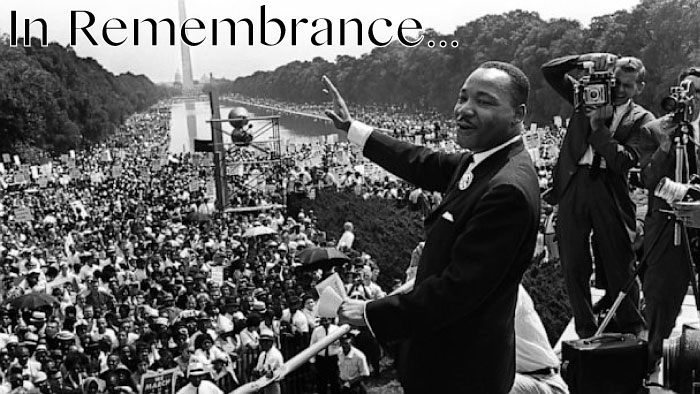 in remembrance of martin luther king jr